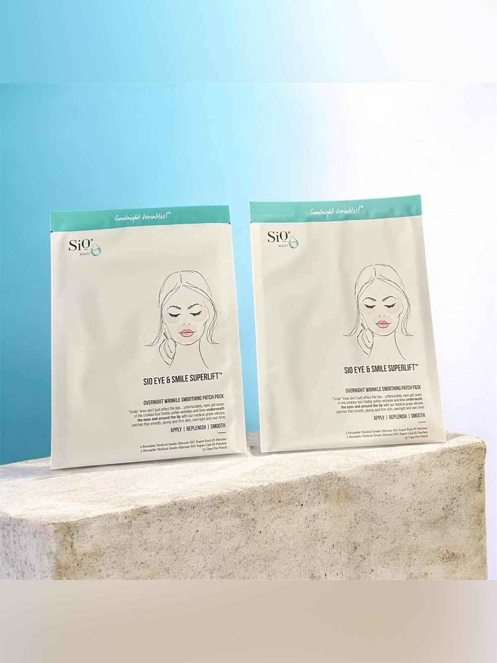 SIO Beauty Eye & Smile Superlift™
Overnight Wrinkle Smoothing Patch Bundle NWT
